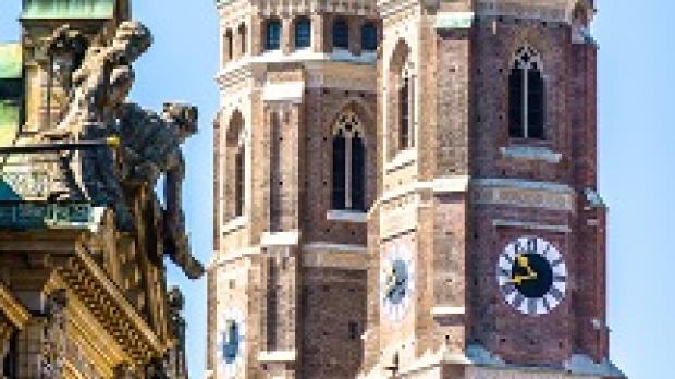 Famous Munich Cathedral - Liebfrauenkirche