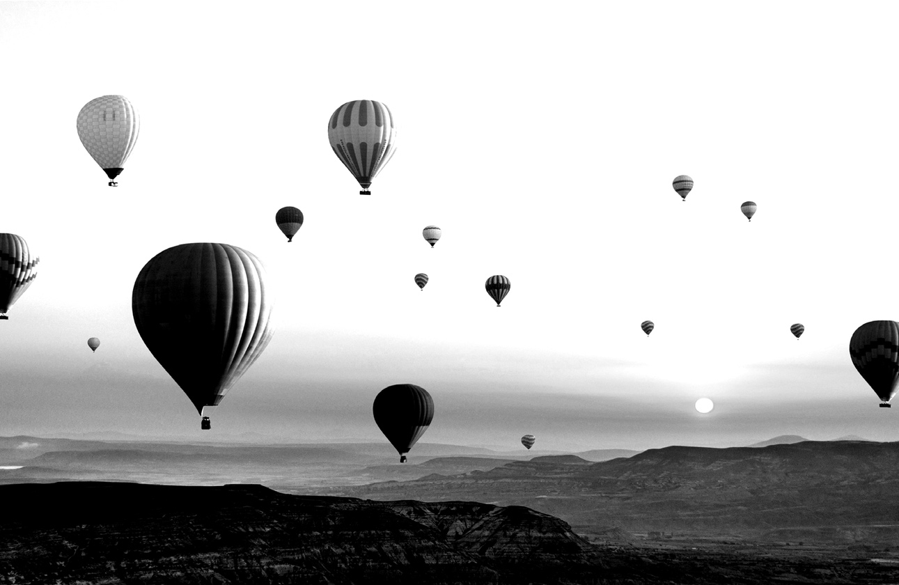 Hot air balloons