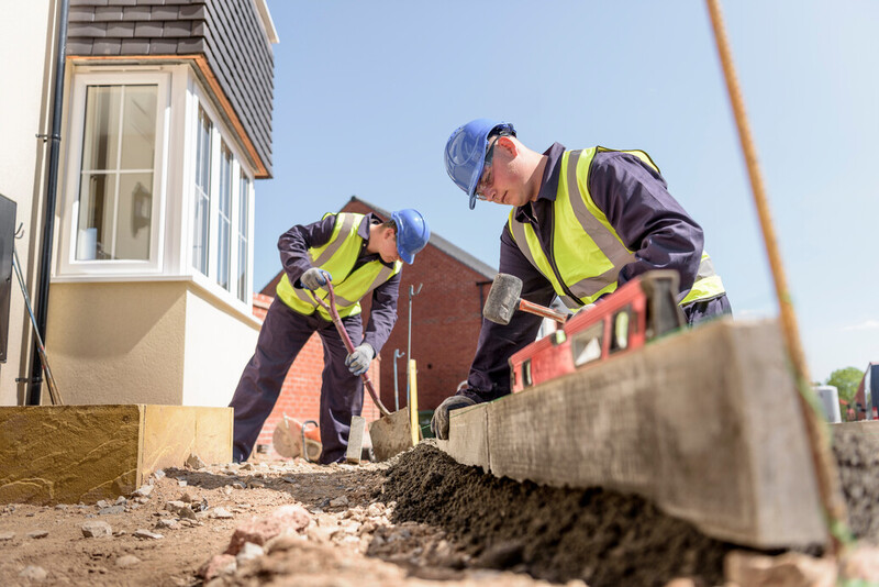 Baustelle Fundament