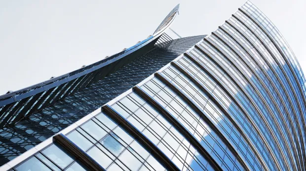 Businessgebäude Blick nach oben