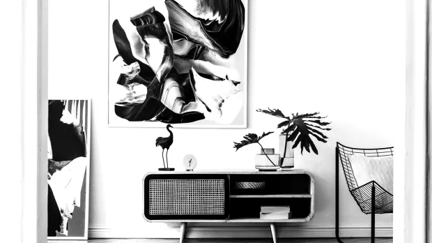 fine art in home