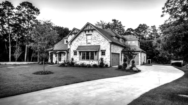 House in driveway