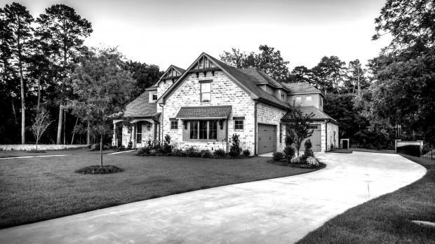 House in driveway