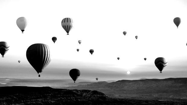 hot air balloons