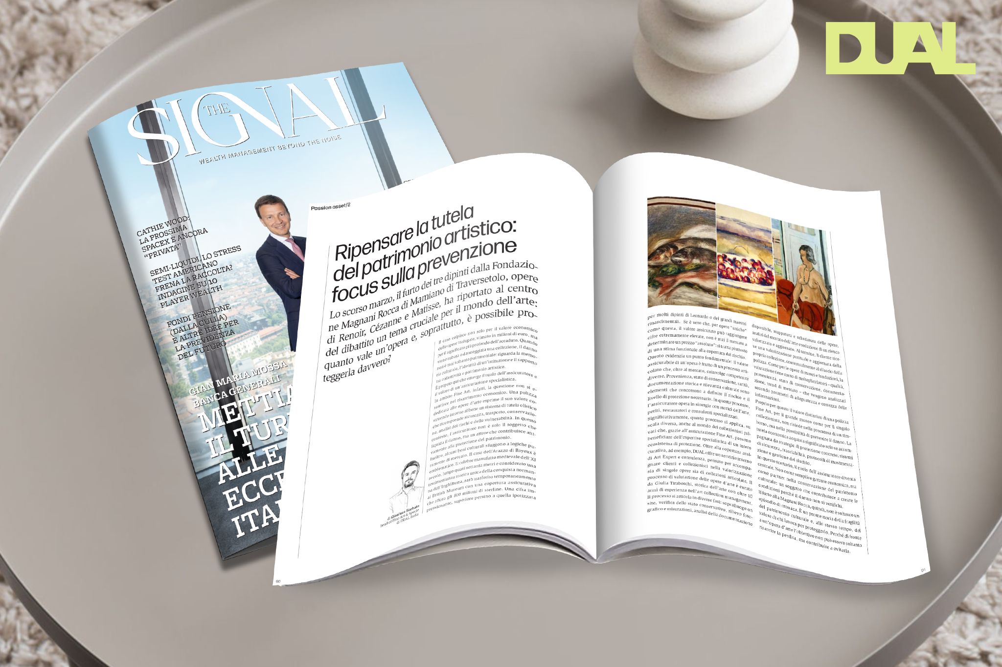 Articolo a firma DUAL per The Signal Media