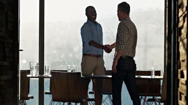 Deal handshake