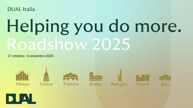 Tappe DUAL Italia Roadshow 2025