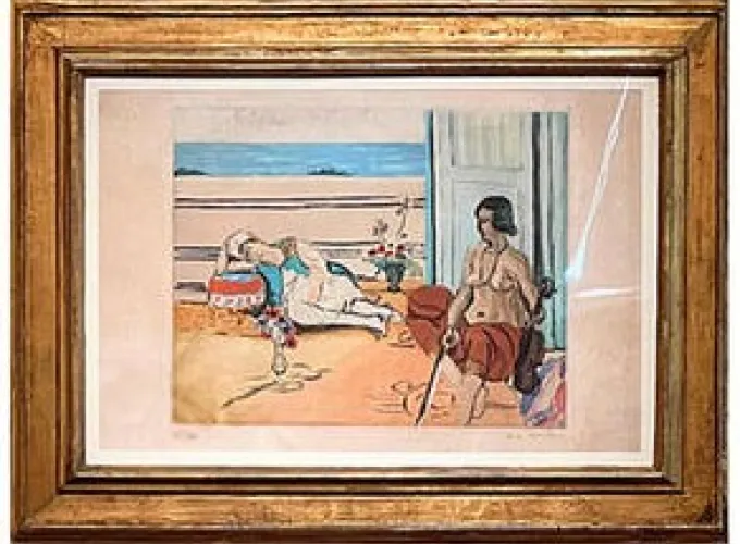 Odalisca sulla terrazza (1922) 