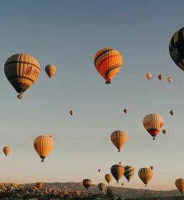 hot air balloons