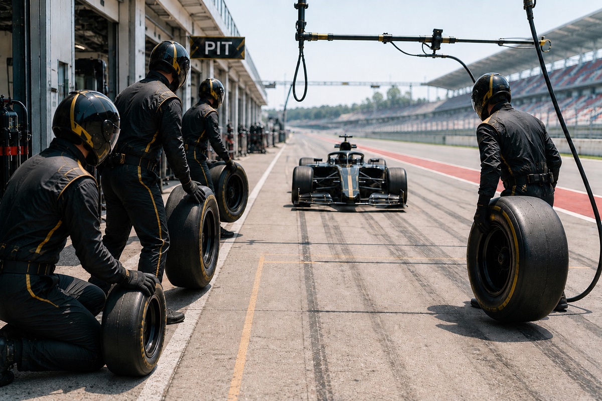 Pit stop team