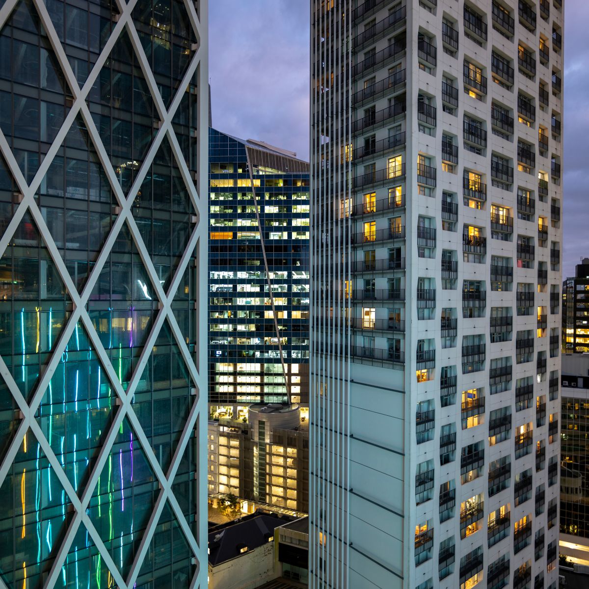 Business buildings