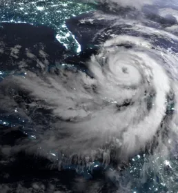 Hurricane from space