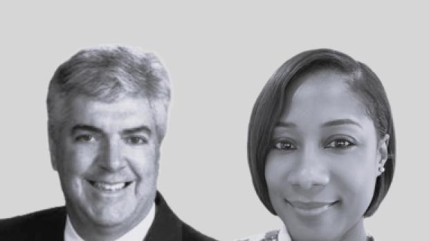 Bill & Linda B&W Headshots