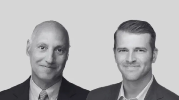 Mark & Brendan B&W Headshots
